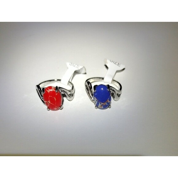 Jewelry - 2 Silver Tone Rings - Beautiful